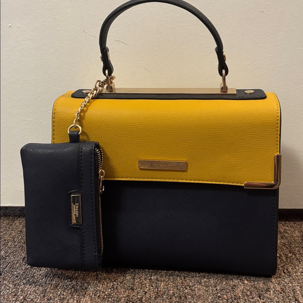 Dune London Black Clutch
